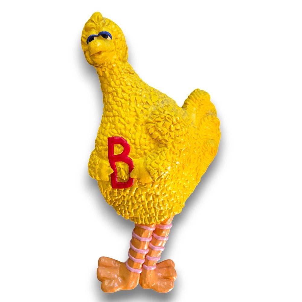 Vintage 70's 80's Chalkware Sesame Street Big Bird Wall Art 16''